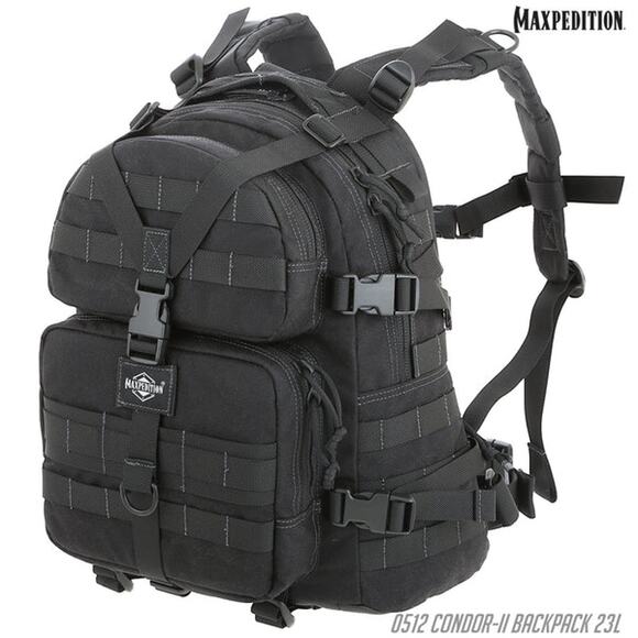 Maxpedition Kodiak Gearslinger Condor-II Tactical Backpack Black Military Police - Picture 1 of 10